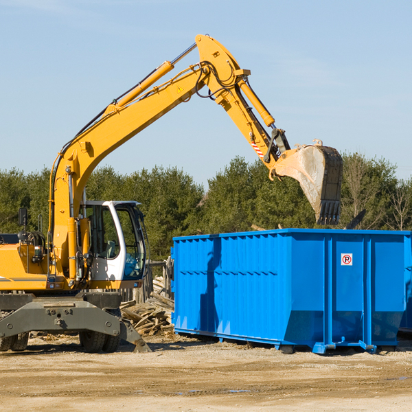 can i choose the location where the residential dumpster will be placed in Showell